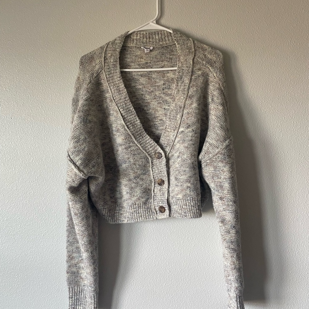 Large Oversized Cropped Garage Sweater